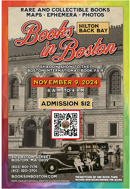 books in boston antiquarian book and ephemera fair